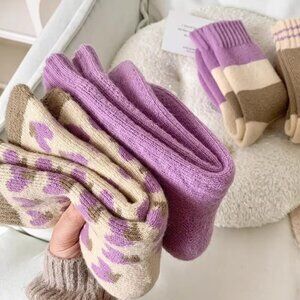4 Pairs of Women's Thick Terry Socks (Warm Winter Socks)
